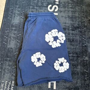 Denim Tears Navy Blue Shorts